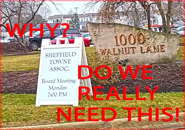 Sheffield Townhomes Association Board Meeting